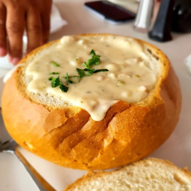 Here we go...

@cafefina #clamchowder #montereycalifornia